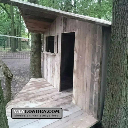 Steigerhouten speelhuis Giel
