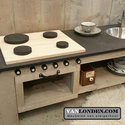Steigerhouten speelkeuken Kyra