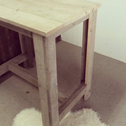 Steigerhouten statafel Siem