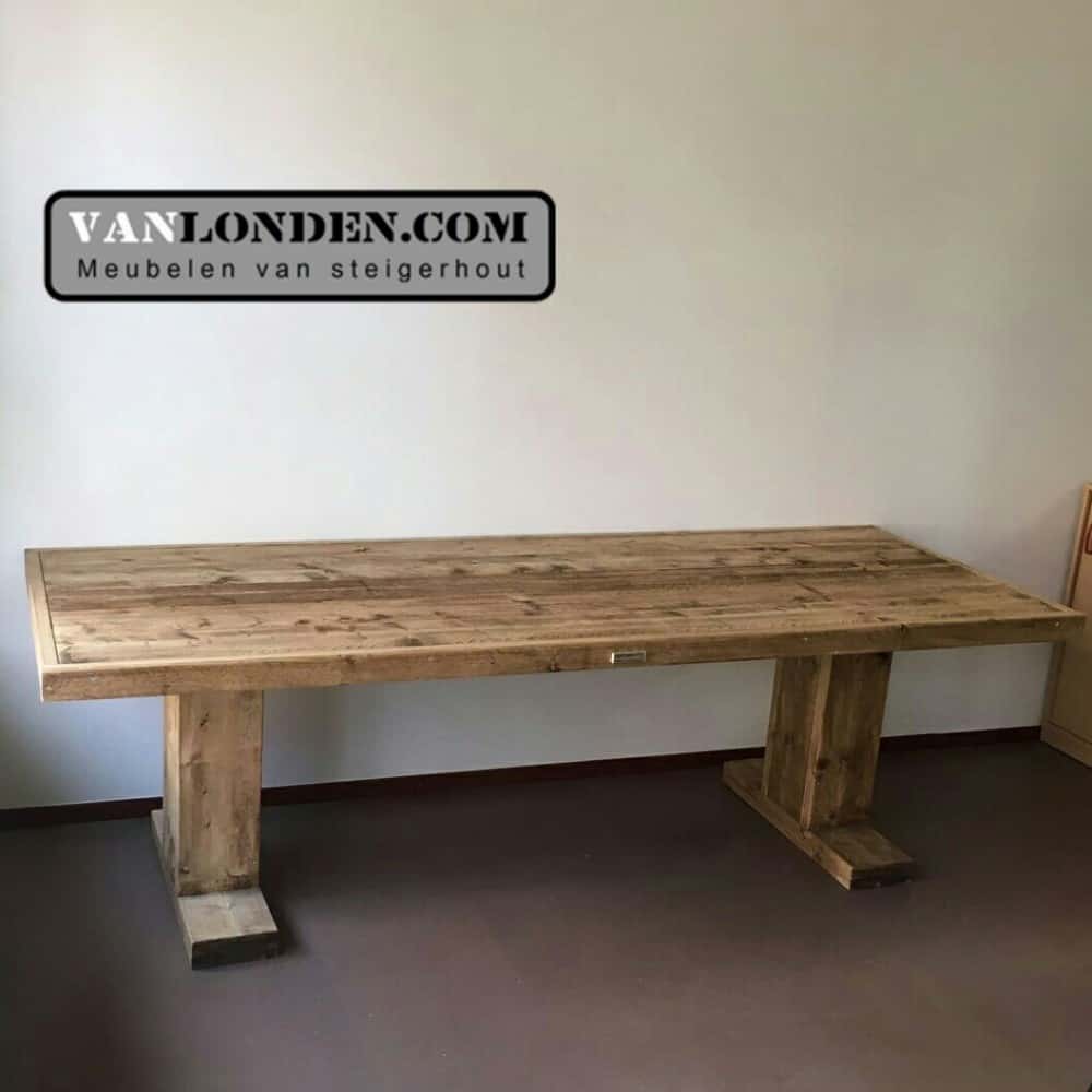Steigerhouten tafel Tonny