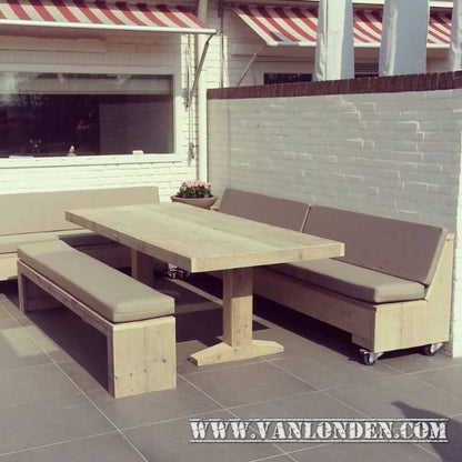 Steigerhouten tafel Wouter