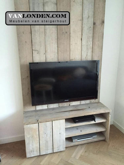 Steigerhouten tv-meubel Mathijs