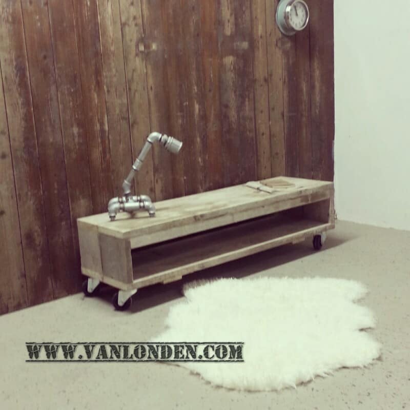 Steigerhouten tv-meubel Tygo