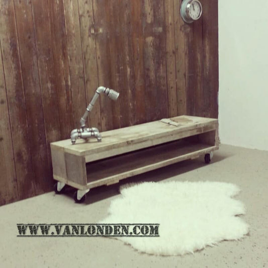 Steigerhouten tv-meubel Tygo