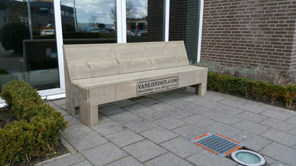 Steigerhouten zitbank Theo