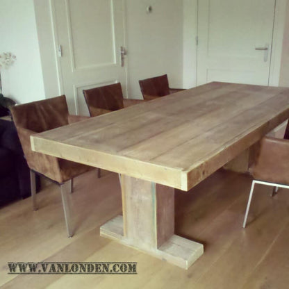 Steigerhouten tafel Indy