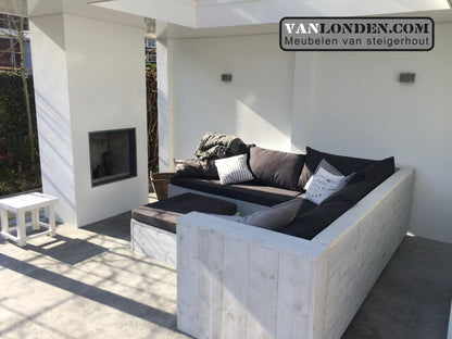 Steigerhouten hoekbank Enzo