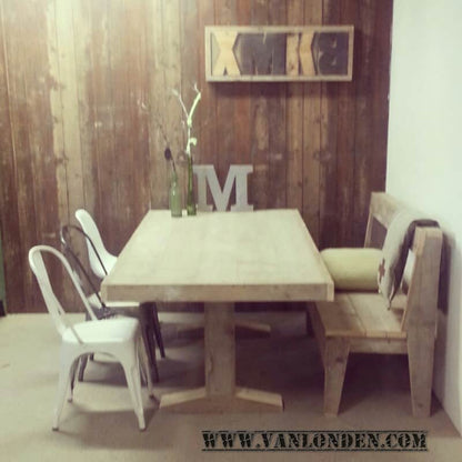 Steigerhouten tafel Wouter